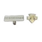  б/у Descente Golf DESCENTE GOLF маркер (габарит) белый белый Logo Mark значок кошка pohs отправка возможно K036876