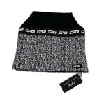  не использовался товар si-pi-ji- Golf CPG GOLF защита горла "neck warmer" чёрный? белый черный? белый тонкий монограмма общий рисунок кошка pohs отправка возможно K037030