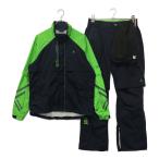 coco б/у Le Coq s Porte .f мужской непромокаемая одежда L желтый зеленый × темно-синий желтый зеленый × темно-синий верх и низ в комплекте 2WAY упаковочный пакет имеется K0896