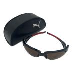 coco б/у [ снижение цены ] Puma PUMA солнцезащитные очки черный × красный специальный с футляром letter pack почтовый сервис плюс отправка возможно K0989