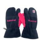 coco б/у Admiral Golf Admiral Golf рукавица темно-синий × розовый защищающий от холода меры рука утеплитель Logo .... кошка pohs отправка возможно K5145