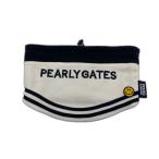  б/у Pearly Gates PEARLY GATES защита горла "neck warmer" белый × темно-синий Logo .... Nico Chan защищающий от холода кошка pohs отправка возможно K6027