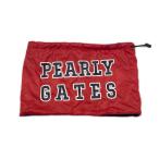  б/у Pearly Gates PEARLY GATES защита горла "neck warmer" свободный красный Logo принт обратная сторона ворсистый легкий тонкий кошка pohs отправка возможно K7721