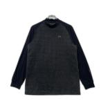 coco б/у [ снижение цены ] travis ma колодка TRAVIS MATHEW мужской рубашка с длинным рукавом M серый × черный обратная сторона ворсистый стрейч letter pack почтовый сервис плюс отправка возможно K8869