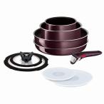T-fal インジニオ・ネオ フライパンセット ヴィンテージボルドー・インテンス セット9 キッチン用品 調理器具 こび