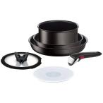 ティファール 鍋 フライパン 6点 セット 着脱式取っ手 蓋 付 インジニオネオ IHハードチタニウムアンリミテッド セット6