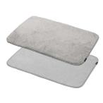 シービージャパン カラリデイ 吸水リバーシブルバスマット グレー タオル 父の日 ギフト プレゼント 敬老の日