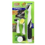 JIC スーパーソニックスクラバー 電動お掃除ブラシ&パッドセット HT-JP 4905382500055 大掃除 通販 TV