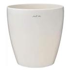 アップルウェアー ラスターポット370型 WH 4905980123465  高級感のある光沢仕上げ インドア園芸用として最適です 水はけをよくする