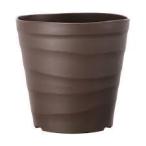 アップルウェアー クラフトポット２４型DBR 園芸 玄関 鉢 陶器風