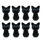 Yahoo! Yahoo!ショッピング(ヤフー ショッピング)＜数量限定＞ 明邦 ねこのクリップ 洗濯ばさみ 4956019110505 クロ ねこのしっぽの物語 メモクリップ クリップ キッズ ME51
