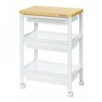  дерево стол Wagon WTW-3H(WH) выдвижной ящик корзина есть белый 1 кухонные тележки 3 уровень с роликами .