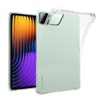 Xiaomi Pad 7 / 7 Pro соответствует кейс прозрачный TPU ударопрочный мягкий чехол 4 . воздушный подушка установка прозрачный покрытие ударная абсорбция тонкий легкий автомобиль omi накладка 7 / 7Pro защита ke