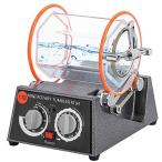 Huanyu バレル研磨機 チェンジバレル研磨機 3kg容量ロータリーバレル 五段速度調整 タイマー付き アクセサリー/小物/天然石/金属/