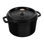 ストウブ staub グランドココット 24cm ブラック 40502-285 日本正規品業務用