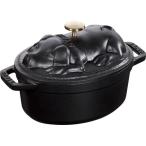 ストウブ staub ピギーココット 17cm ブラック 40500-171 日本正規品業務用