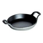 ストウブ staub ラウンド スタッカブルディッシュ 16cm グレー 1301618 日本正規品業務用