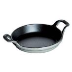 ストウブ staub ラウンド スタッカブルディッシュ 20cm グレー 1302018 日本正規品業務用