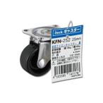 光 アイテック 自在ナイロンキャスター 黒 25mm KFN-252