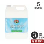 まとめ買い ミマスクリーンケア 緑の魔女 ランドリー 5L 業務用 3個 液体洗剤 洗濯 衣類用洗剤 液体 洗濯洗剤 ドラム式 衣類洗剤 手に優しい エコ洗剤