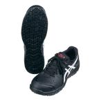 ショッピングアシックス 安全靴 アシックス ウィンジョブ安全靴CP113 ブラック×ホワイト 24cm