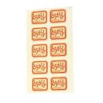 大塚硝子店 調味料ラベル とうがらし 1シート10枚