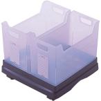 ナカバヤシ 環境配慮型キャパティEベース W4タイプ クリア×ブラック REB-W4-D