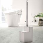 山崎実業 替えブラシ収納付き 流せるトイレブラシスタンド タワー tower ホワイト 5722☆★