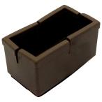 和気産業 ワイドフェルトキャップ 長角脚用 Lサイズ 濃茶 BC-815