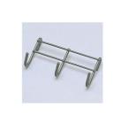 アイリスオーヤマ メッシュパネルフック 3連 ブラック MPA-3F-BK