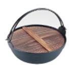 岩鋳 南部鉄器 電磁用ふる里鍋 24cm I