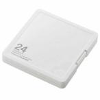  почтовая отправка Elecom ELECOM SD/microSD футляр для карточек ( пластик модель ) CMC-SDCPP24WH