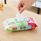 アイリスオーヤマ 除菌ができるウェットティッシュノンアルコールタイプ 60枚入×8個パック WTS-60N8P