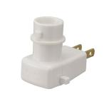 オーム電機 コンセントライト スイッチ付 E12電球用 HS-LCL12-W