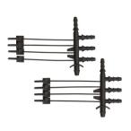 タカギ 4mmジョイント 4分岐 4mm水やりホース用 GKJ112