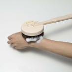 マーナ ひのきボディブラシ 長柄 馬