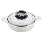 北陸アルミ アルミ デラックス 浅型チリ鍋 30cm