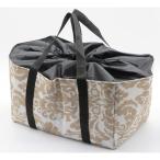 オカザキ 保冷保温ショッピングバッグ アラベスク柄