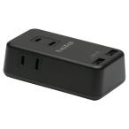 Yahoo! Yahoo!ショッピング(ヤフー ショッピング)プリンストン PRINCETON コンパクトUSB2ポート給電機能付マルチタップ ブラック PPS-UTAP3BBK