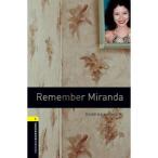 Oxford University Press Oxford Bookworms Library 1 Remember Miranda