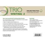 Oxford University Press Trio Writing 2 Online Practice Teacher Access Card