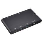 ELECOM Elecom USB Type-C подключение мобильный do King стойка DST-C05BK ( Type-A HDMI VGA проводной LAN SD устройство для считывания карт ) черный 
