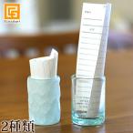 ガラスの伝票立て  伝票入れ 伝票スタンド 綿棒ケース 歯間ブラシスタンド スティックシュガー入れ 爪楊枝入れ