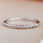 指輪 ダイヤモンド リング レディース シンプル シルバー 925 天然ダイヤモンド 極細リング ファッションリング 日本製 おしゃれ プレゼント ギフト クリスマス