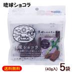 琉球ショコラ プレーン 40g×5袋 /黒糖 チョコレート 沖縄お土産 お菓子(M便)
