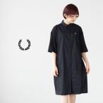 ショッピングシャツワンピ フレッドペリー シアー パネル シャツ ドレス D7170 FRED PERRY レディース ワンピース