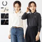フレッドペリー 長袖 ポロシャツ FRED PERRY G3636 レディース ティップド シャツ ピケ 鹿の子 ゴルフ テニス
