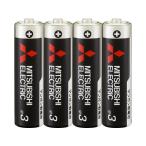 三菱 マンガン乾電池 単3形 4本 R6PUD 4S マンガン乾電池 単３ マンガン電池 充電池 家電