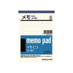 コクヨ メモ7mm横罫 A6 60枚 メ-81 罫線入りメモ ふせん インデックス ノート
