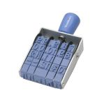 シヤチハタ 回転ゴム印エルゴグリップ欧文日付初号 ゴシック NFD-0G 日付回転印 回転ゴム印 スタンプ ビジネススタンプ ネーム印